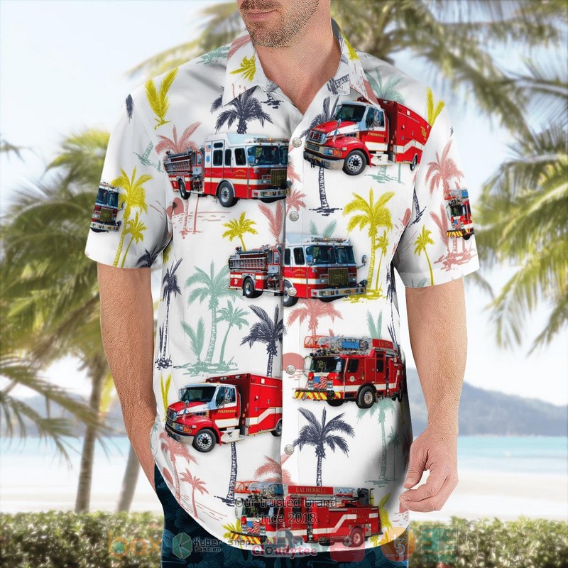 BEST Broward County Florida Lauderhill Fire Department Hawaii Shirt 4 Broward County Florida Lauderhill Fire Department Hawaiian Shirt 1 2 3