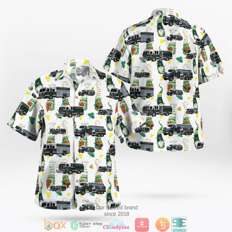 Bucks County Pennsylvania Upper Makefield Fire Company St Patrick's Day Hawaiian Shirt 1 Bucks County Pennsylvania Upper Makefield Fire Company St Patrick's Day Hawaiian Shirt word1