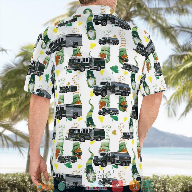 Bucks County Pennsylvania Upper Makefield Fire Company St Patrick's Day Hawaiian Shirt 2 Bucks County Pennsylvania Upper Makefield Fire Company St Patrick's Day Hawaiian Shirt word1