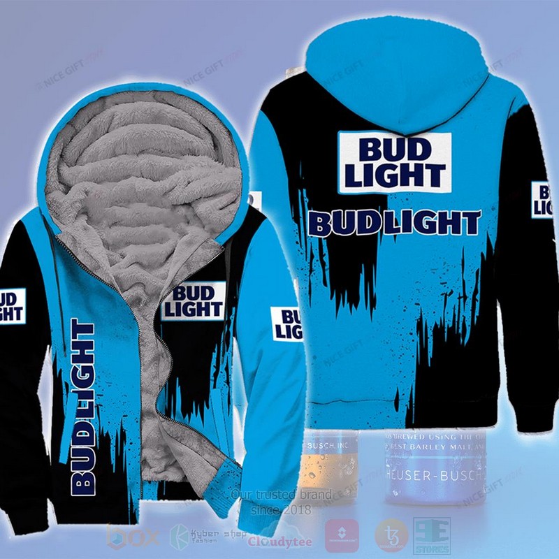 Bud Light Fleece Zip Hoodie