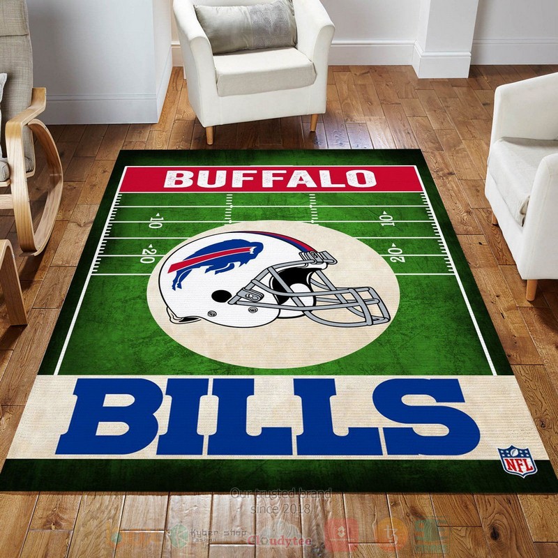 Buffalo Bills End Zone NFL Area Rugs 1
