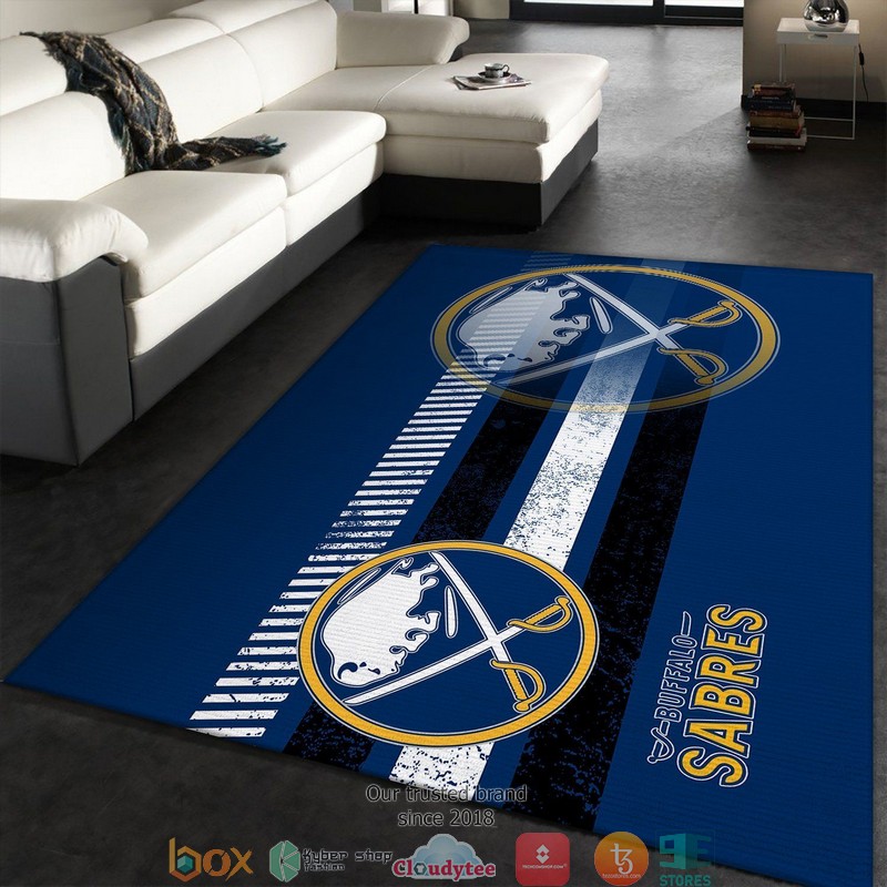 Buffalo Sabres NHL Team Logo Rug Carpet