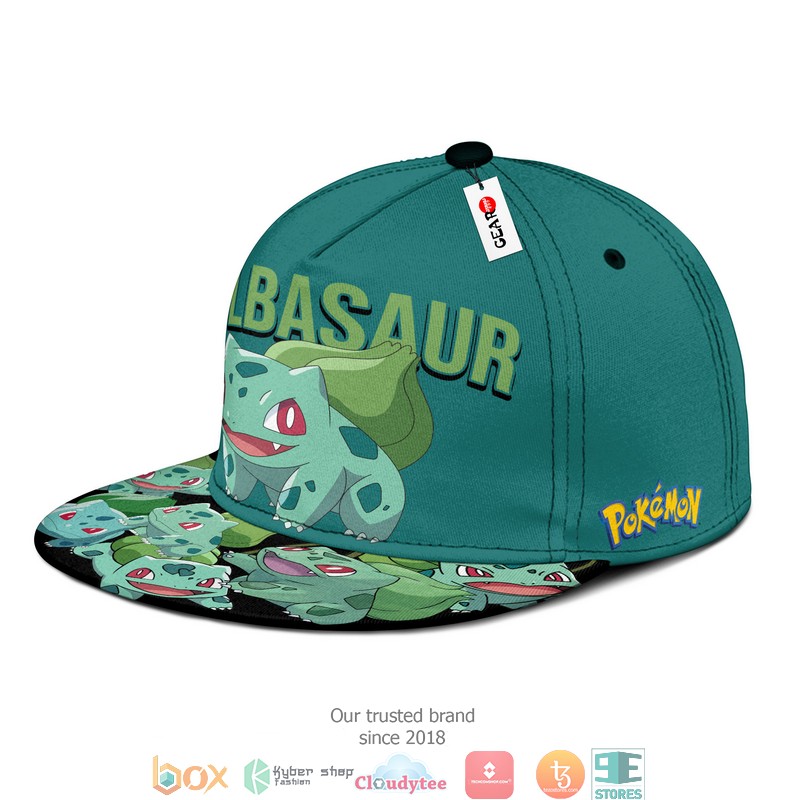 Bulbasaur Pokemon Anime Gift For Otaku Snapback hat 3 Bulbasaur Pokemon Anime Gift For Otaku Snapback hat 1 2
