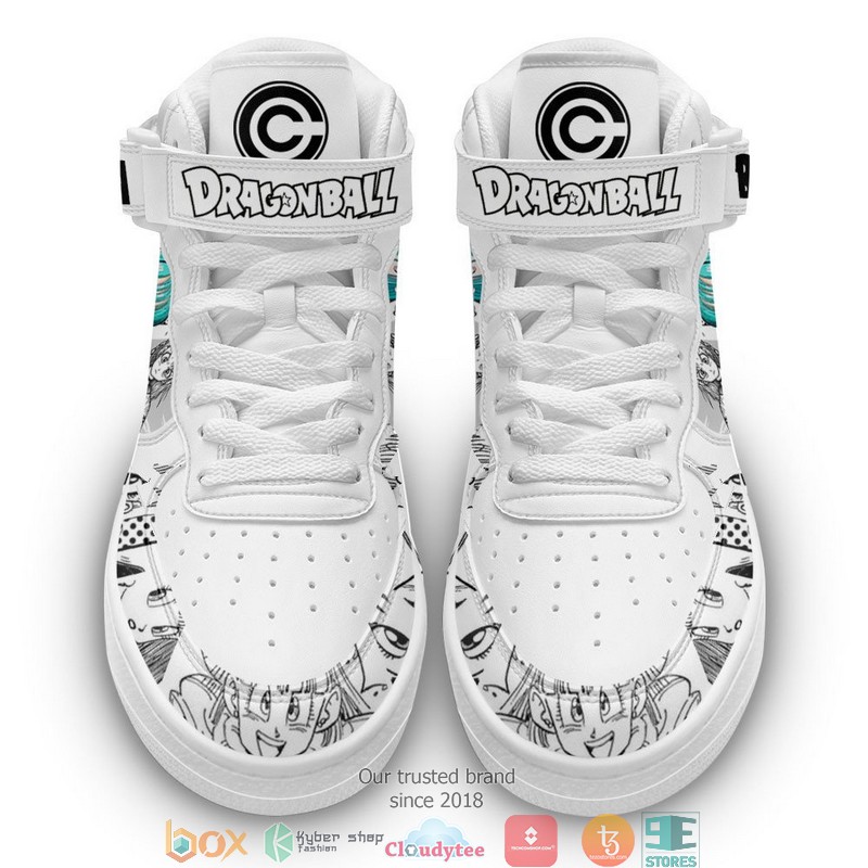 Bulma Dragon Ball Anime Mix Manga High Air Force Shoes 1