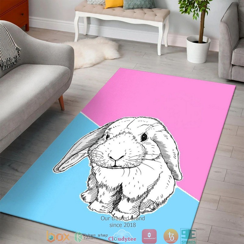 Bunny Rabbit Rug Carpet
