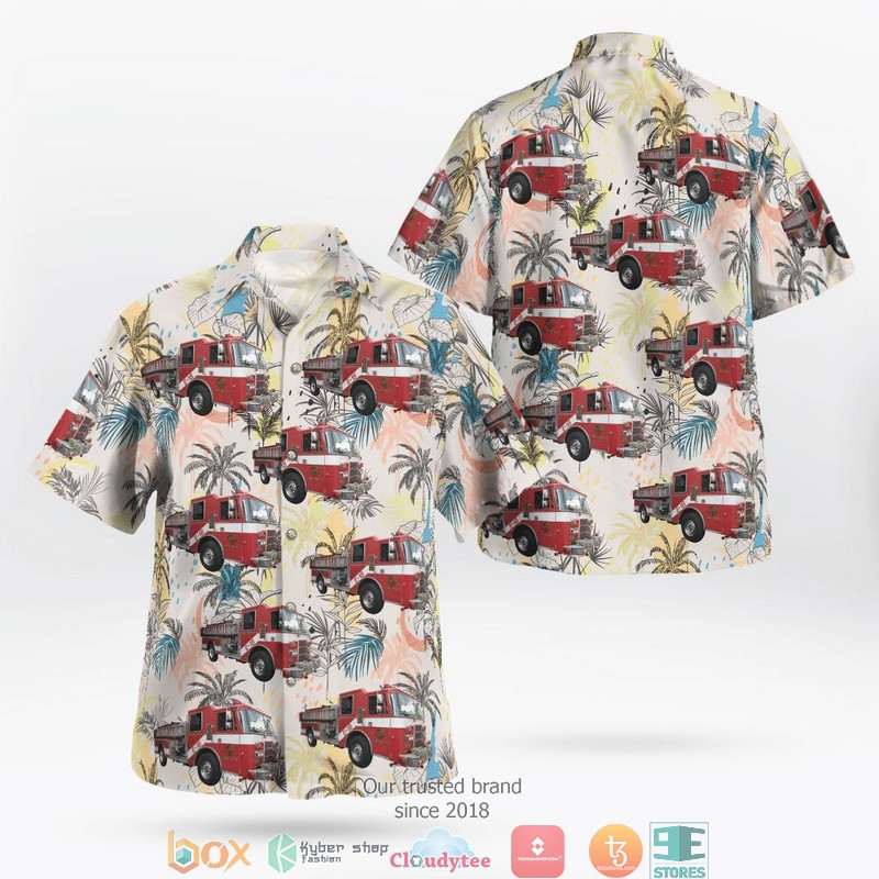 Burbank California Warner Brothers Studios Fire Department Hawaii 3D Shirt 1 Burbank California Warner Brothers Studios Fire Department Hawaii 3D Shirt