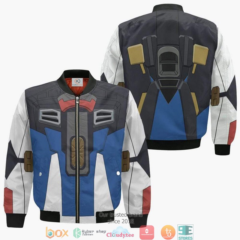 Burning Gundam Mobile Fighter G Gundam Anime 3D Bomber jacket