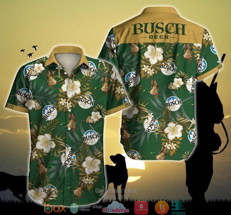 Busch Hunting Mallard Short Sleeve Hawaiian Shirt 3 Busch Hunting Mallard Short Sleeve Hawaiian Shirt