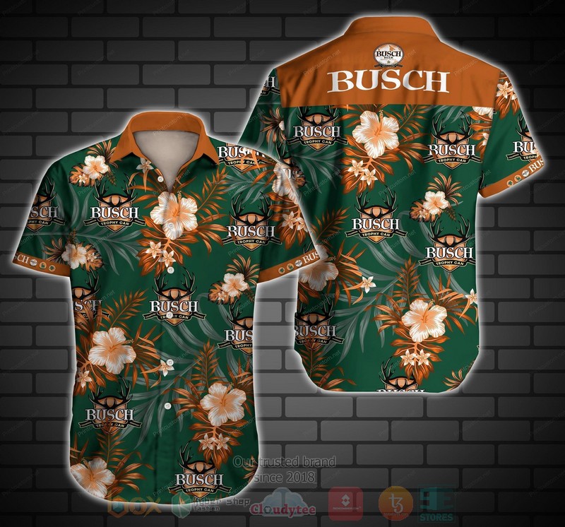 Busch Hunting Mallard VI Short Sleeve Hawaiian Shirt