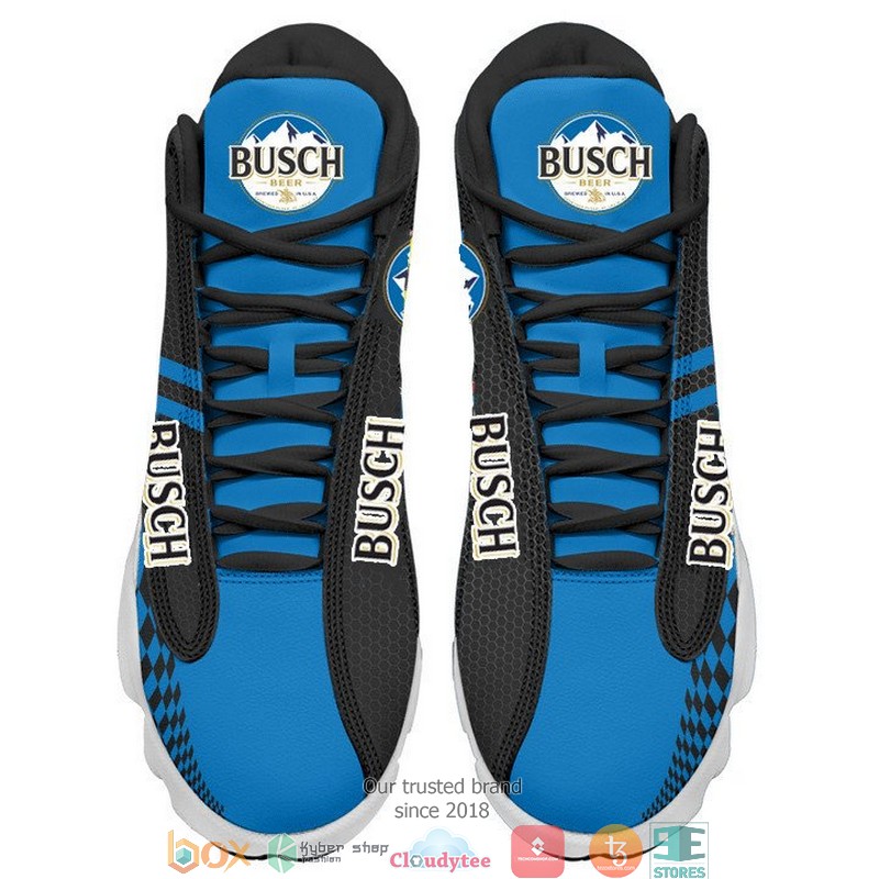 Busch Light Beer Black Air Jordan 13 Sneaker Shoes 1