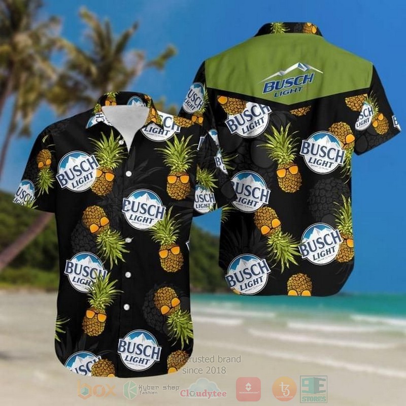 BEST Busch Light All Over Print Aloha Shirt 1 Busch Light Short Sleeve Hawaiian Shirt