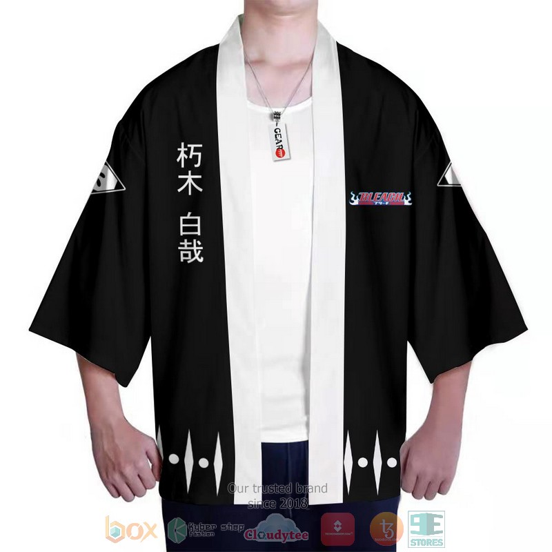 NEW Byakuya Kuchiki Anime Bleach 3D Full Printed Kimono 3 Byakuya Kuchiki Anime Bleach Kimono 1 2