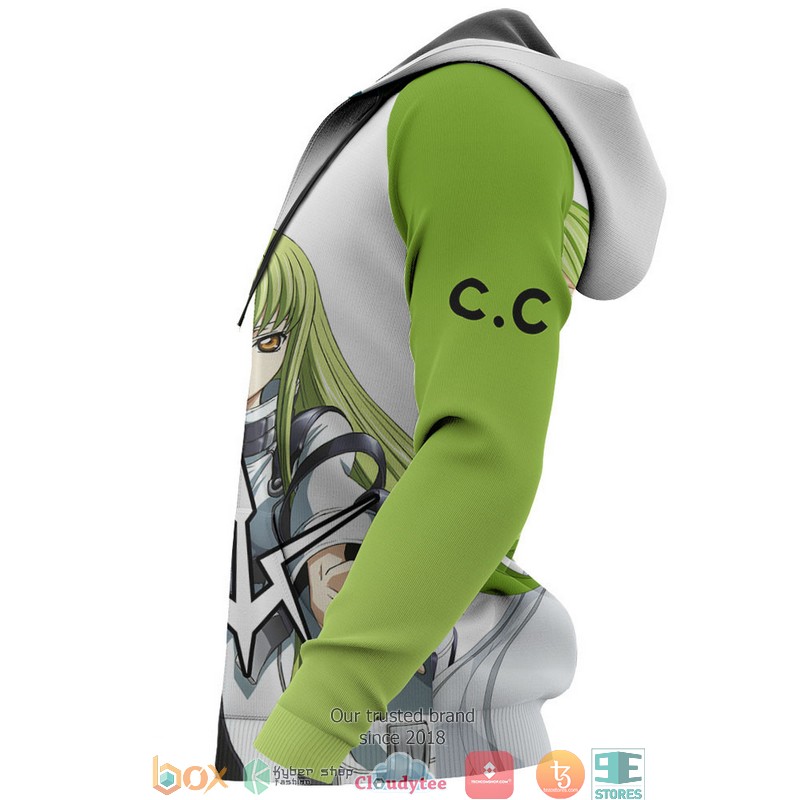 C C Code Geass Anime Merch 3d Hoodie Bomber jacket 1 2 3 4 5