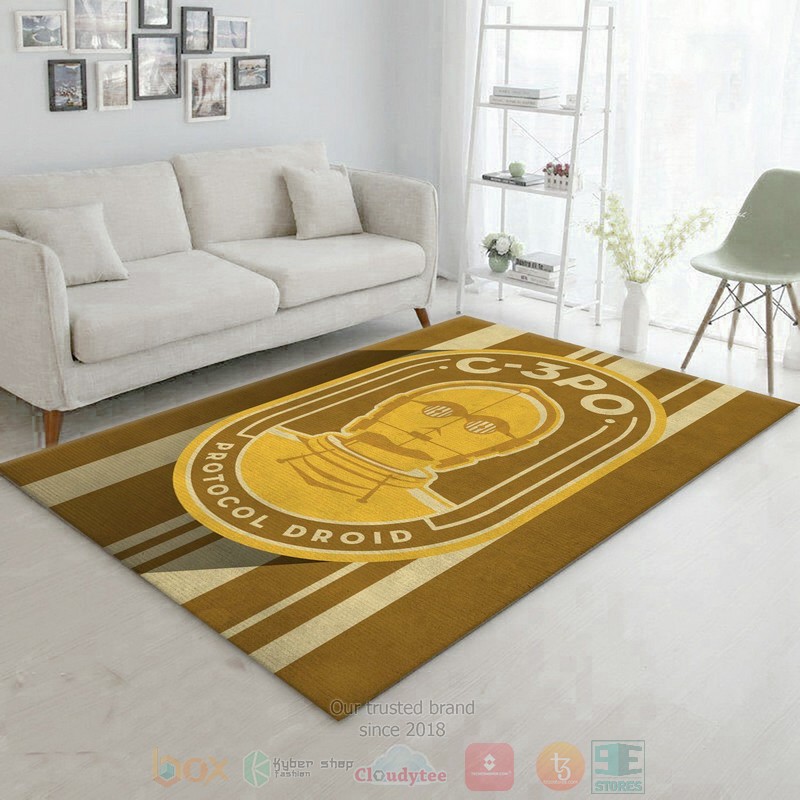C 3Po Star Wars Movie Star Wars Badges Arts Area Rugs
