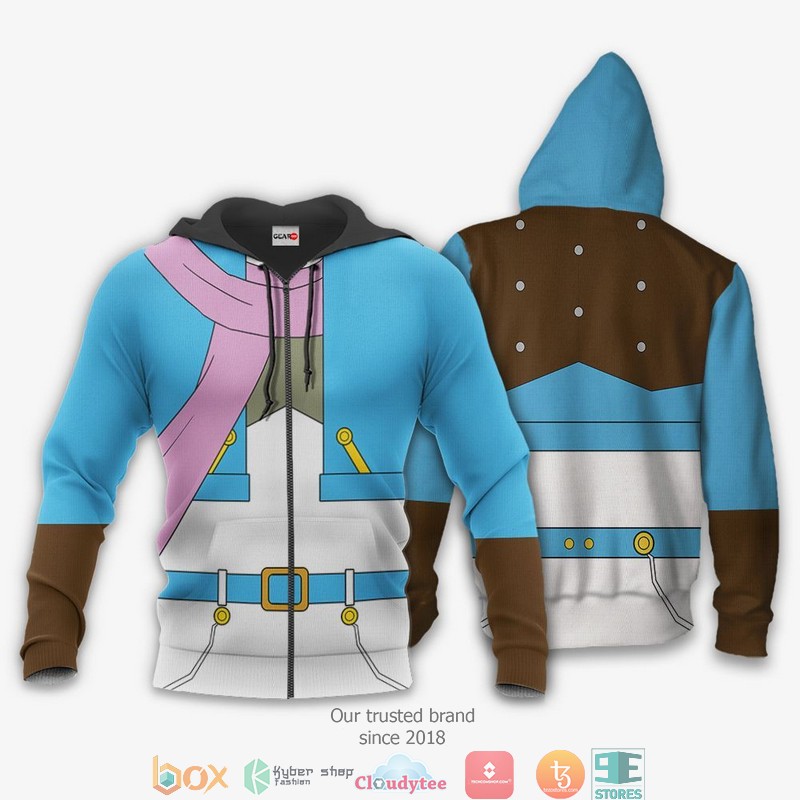 Caesar Anthonio Zeppeli JJ Adventure Anime 3d Hoodie Bomber jacket