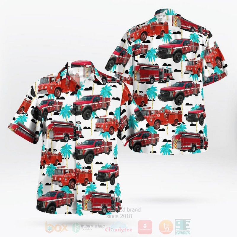 California Bakersfield Fire Department Hawaiian Shirt