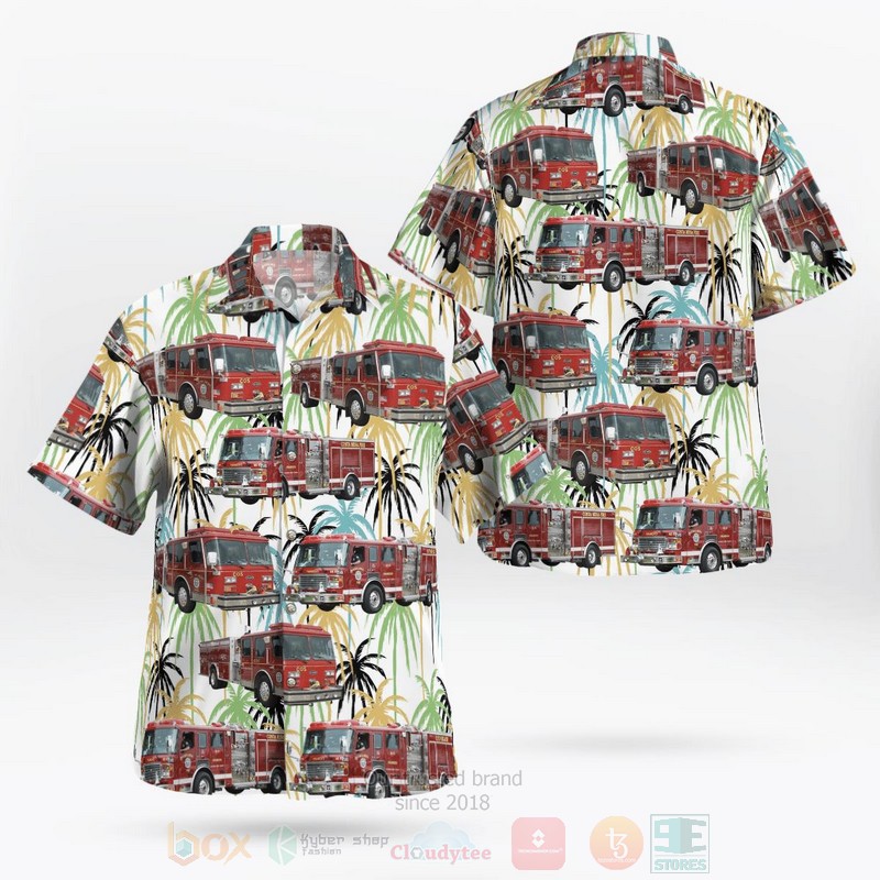 BEST California Costa Mesa Fire and Rescue Department Pumper 3D Aloha Shirt 2 California Costa Mesa Fire and Rescue Department Pumper Hawaiian Shirt