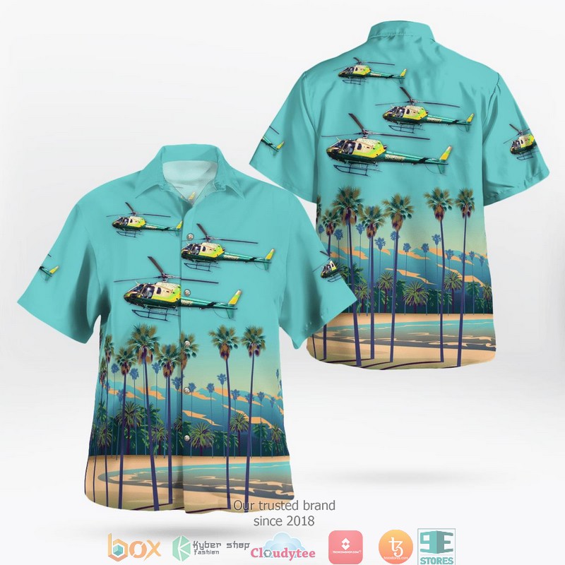 California Los Angeles County Sheriffs Department AS350 B2 Hawaii 3D Shirt