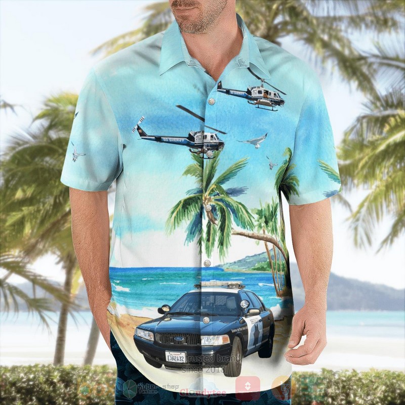 BEST California, San Diego County Department Ford Crown Victoria And Bell 205A-1 3D Aloha Shirt 4 BEST California, San Diego County Department Ford Crown Victoria And Bell 205A-1 3D Aloha Shirt word1