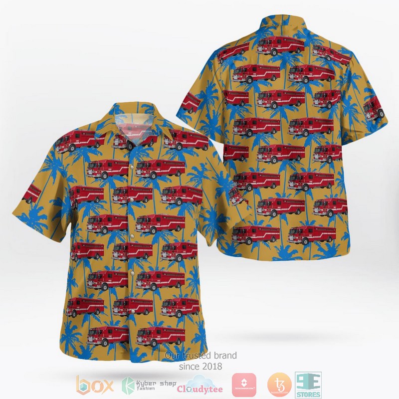 NEW California San Diego Fire Rescue Hazardous Materials HazMat Hawaii Shirt word2