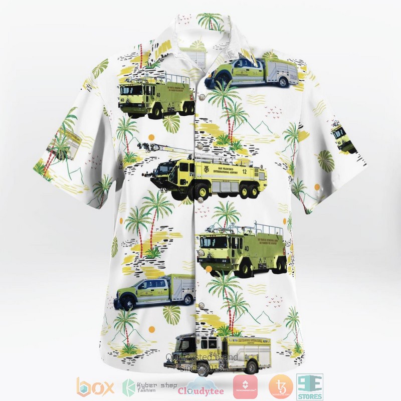 California San Francisco International Airport Fire Department Hawaiian shirt 3 California San Francisco International Airport Fire Department Hawaiian shirt word2