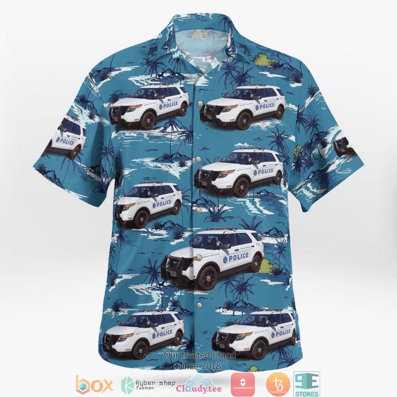 California Santa Monica Police Department Ford Police Interceptor Utility 3D Hawaii Shirt 2 California Santa Monica Police Department Ford Police Interceptor Utility 3D Hawaii Shirt 1