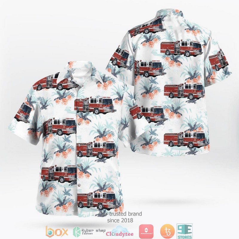 NEW California Stockton Fire Station 2 Hawaii Shirt
