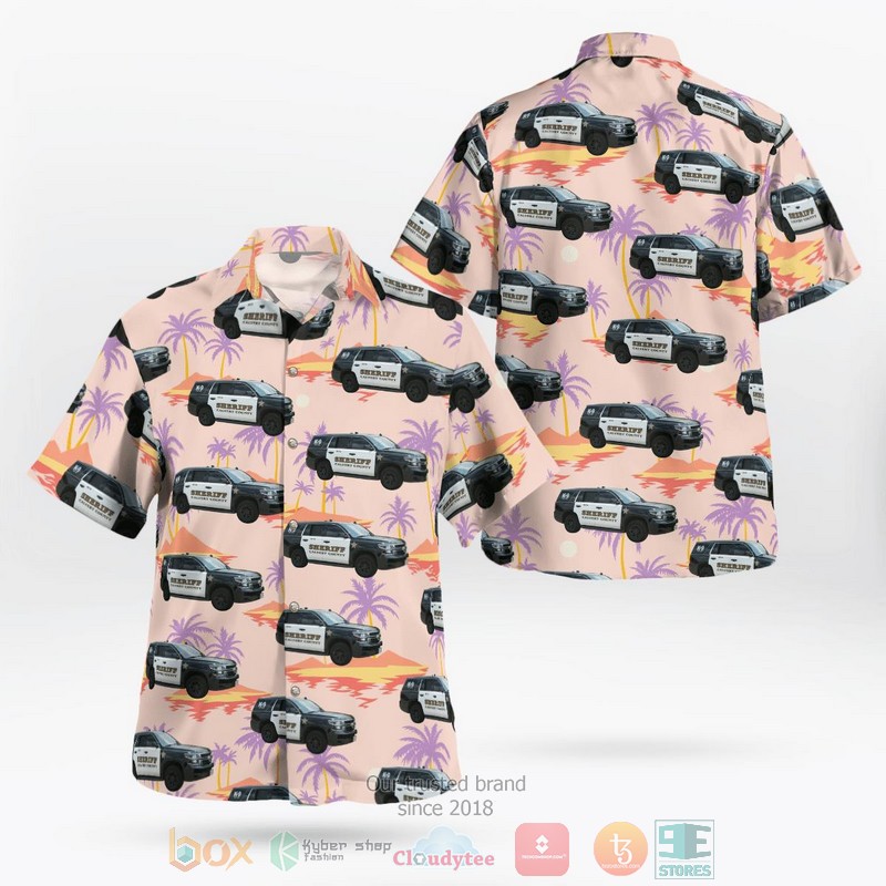 Calvert County Maryland Calvert County Office Chevrolet Tahoe Hawaiian Shirt