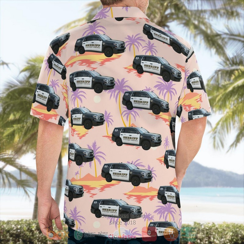 BEST Calvert County Maryland Calvert County Office Chevrolet Tahoe Hawaii Shirt 2 Calvert County Maryland Calvert County Office Chevrolet Tahoe Hawaiian Shirt 1