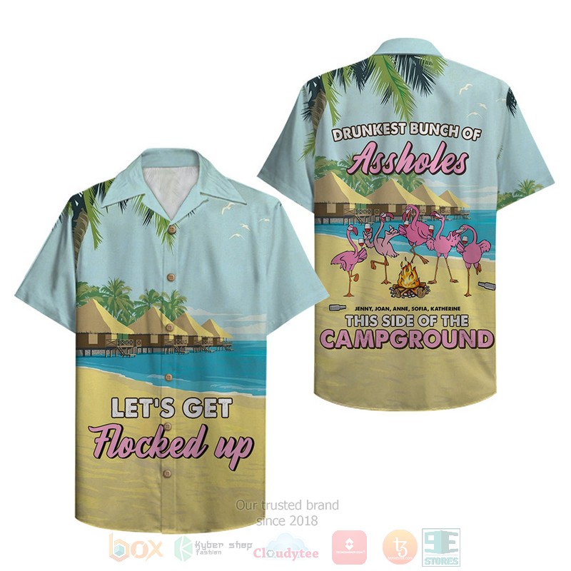 BEST Camping Flamingo Drunkest Bunch Of Assholes Island 3D Aloha Shirt 6 BEST Camping Flamingo Drunkest Bunch Of Assholes Island 3D Aloha Shirt word2