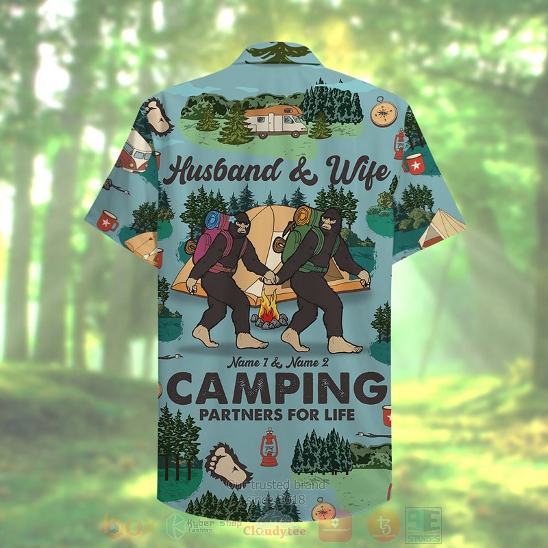 BEST Camping Husband And Wife Camping Partners For Life Custom Name 3D Aloha Shirt 5 BEST Camping Husband And Wife Camping Partners For Life Custom Name 3D Aloha Shirt word1