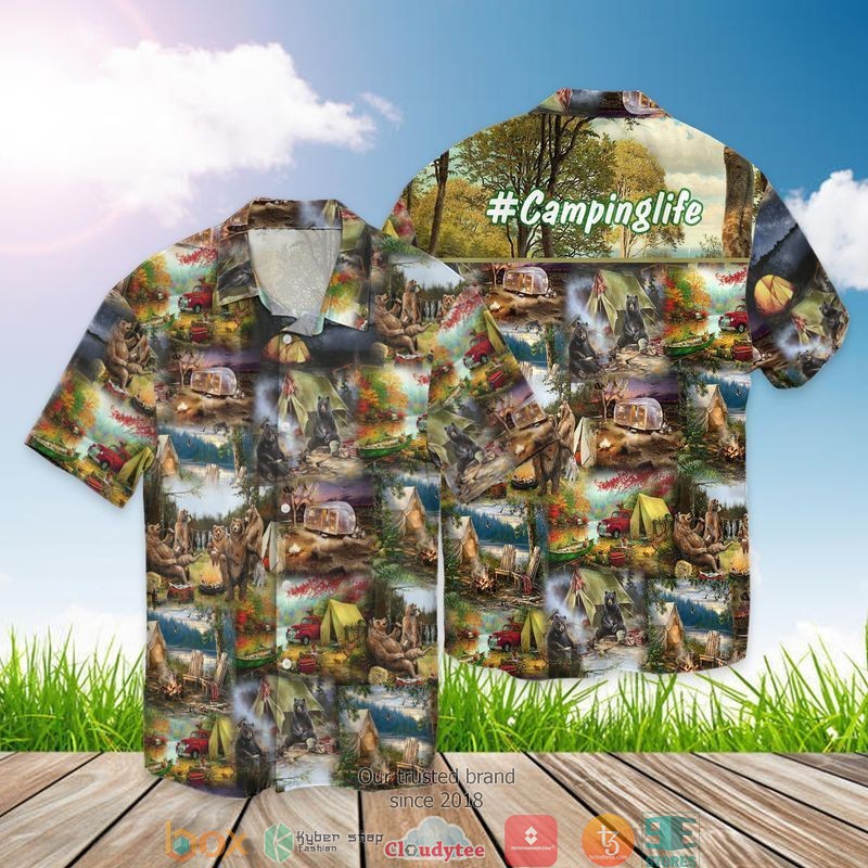 Camping Life Short Sleeve Hawaiian Shirt 3 Camping Life Short Sleeve Hawaiian Shirt