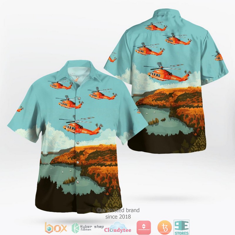 Canada Ontario Air Ambulance S 76A Helicopter Hawaii 3D Shirt