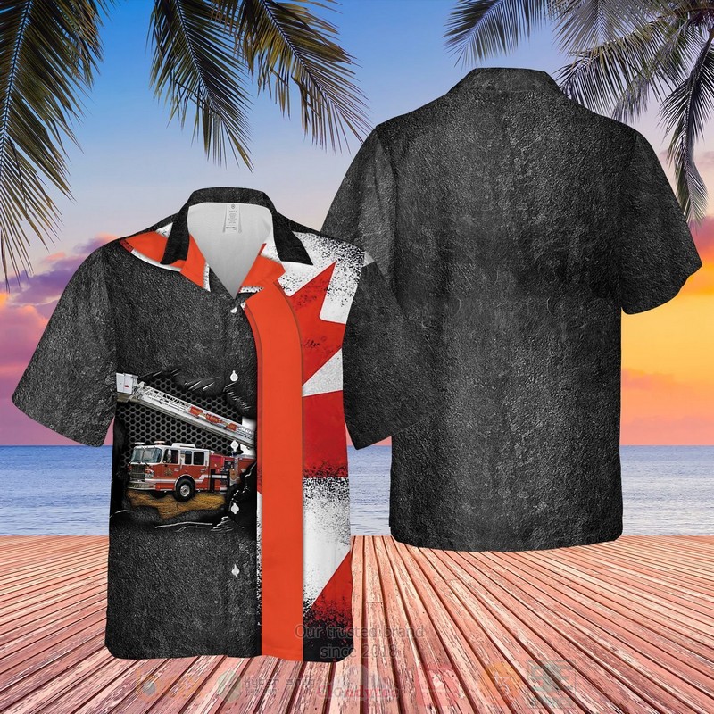 Canada Vancouver Fire Rescue Services Hawaiian Shirt