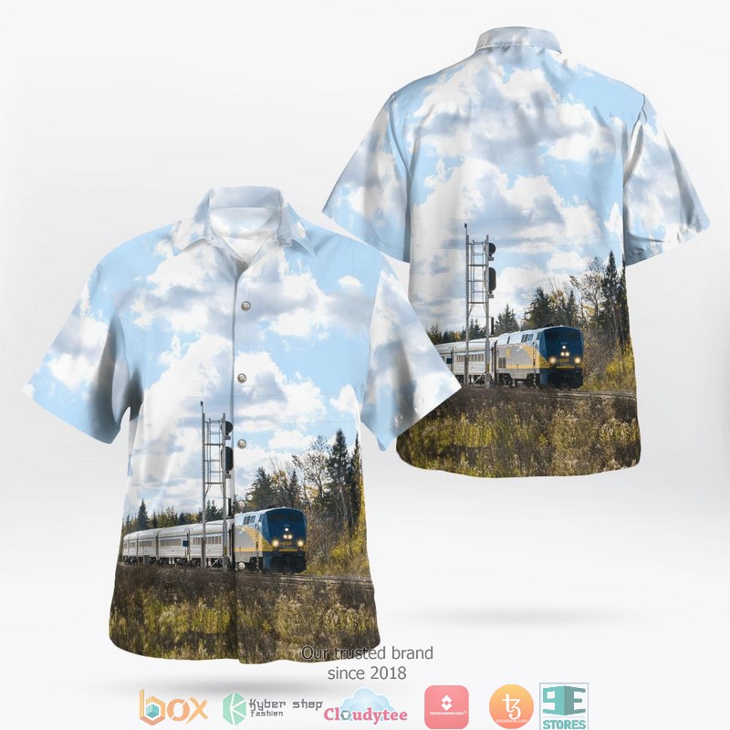 Canada Via Rail HEP2 Dwyer Hill Corridor Coach Cars Limited Hawaiian Shirt 9 Canada Via Rail HEP2 Dwyer Hill Corridor Coach Cars Limited Hawaiian Shirt word3