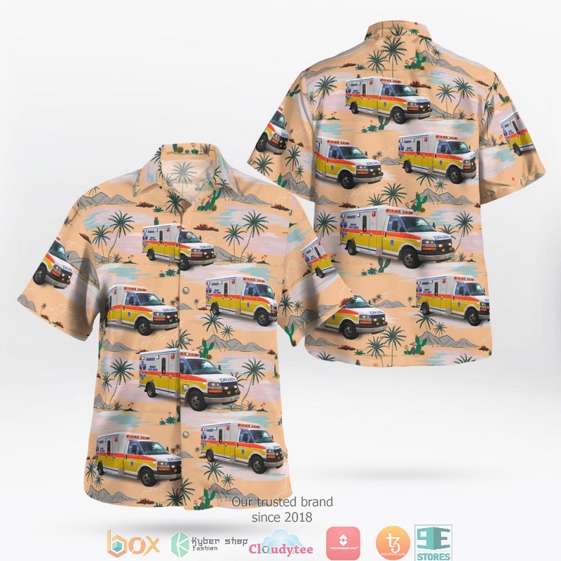 Canada Winnipeg Ambulance Hawaii 3D Shirt 1 Canada Winnipeg Ambulance Hawaii 3D Shirt