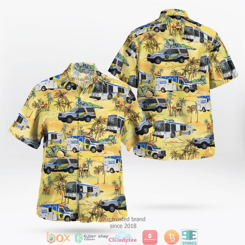 Canada York Region Paramedic Services Hawaii 3D Shirt