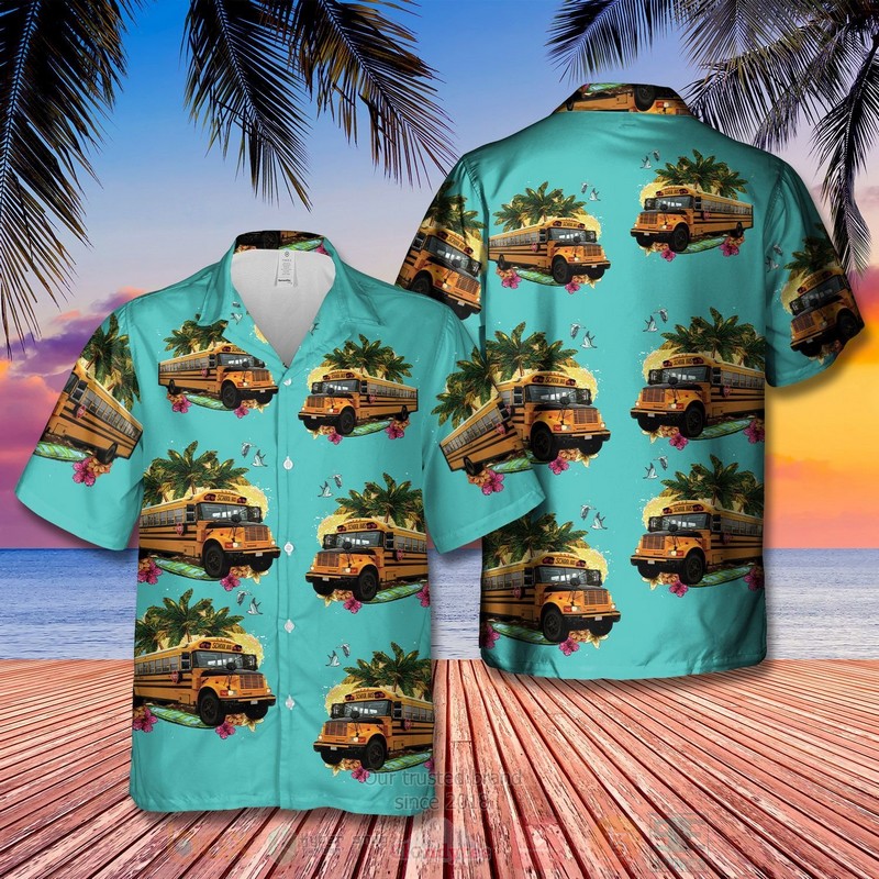 BEST Canadian School Bus Driver 3D Aloha Shirt 1 Canadian School Bus Driver Hawaiian Shirt