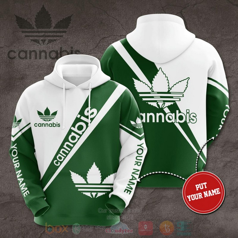 Cannabis Custom Name 3D Hoodie Sweatpant
