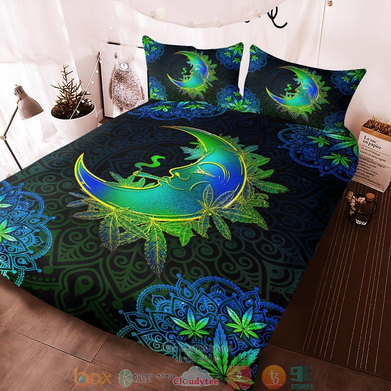 Cannabis Moon Bedding Set 1 2