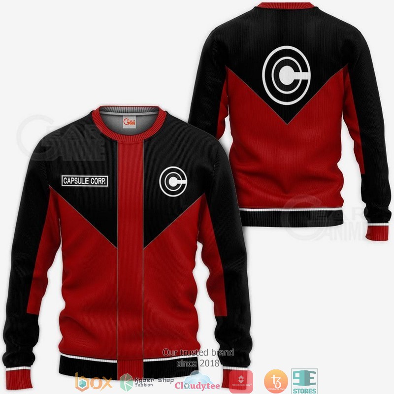 Capsule Corp Dragon Ball Anime 3d Hoodie, Bomber jacket 2 Capsule Corp Dragon Ball Anime 3d Hoodie Bomber jacket 1