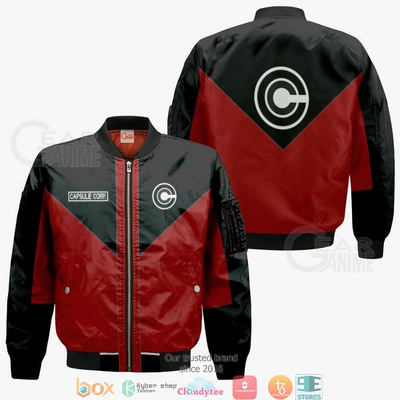 Capsule Corp Dragon Ball Anime 3d Hoodie, Bomber jacket 4 Capsule Corp Dragon Ball Anime 3d Hoodie Bomber jacket 1 2 3