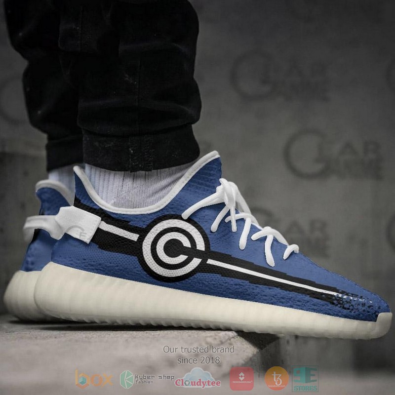Capsule Corp Dragon Ball Anime Yeezy Shoes 1 2 3