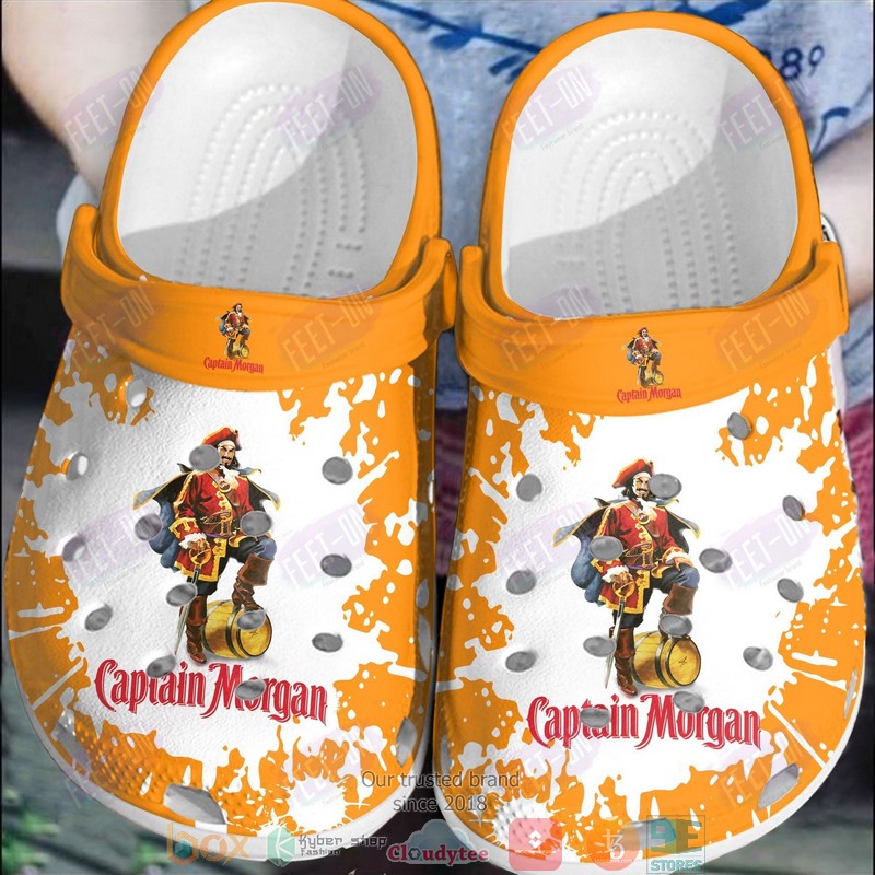 Captain Morgan logo Crocband Clogs