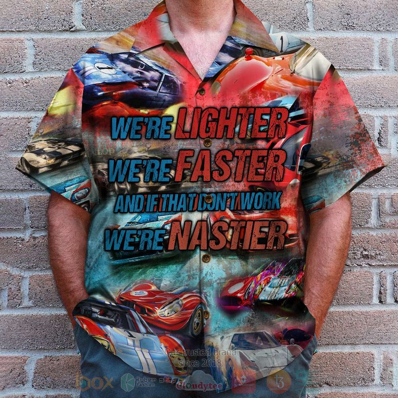 BEST Car Racing We're Lighter We're Faster 3D Aloha Shirt 3 BEST Car Racing We're Lighter We're Faster 3D Aloha Shirt word2