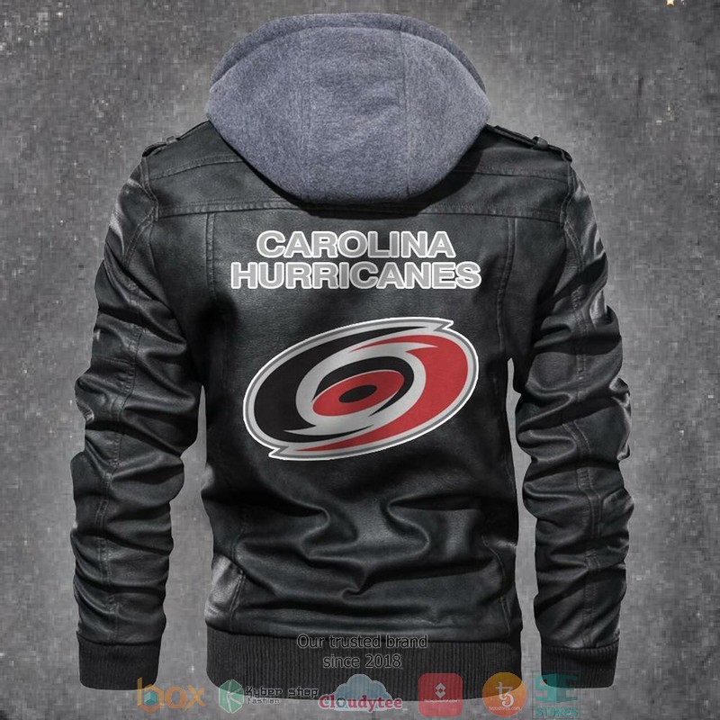 Carolina Hurricanes NHL Hockey Leather Jacket