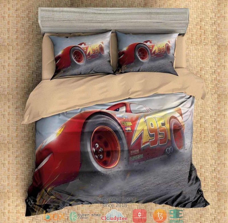 Cars 3 95 Red Duvet Cover Bedroom Set