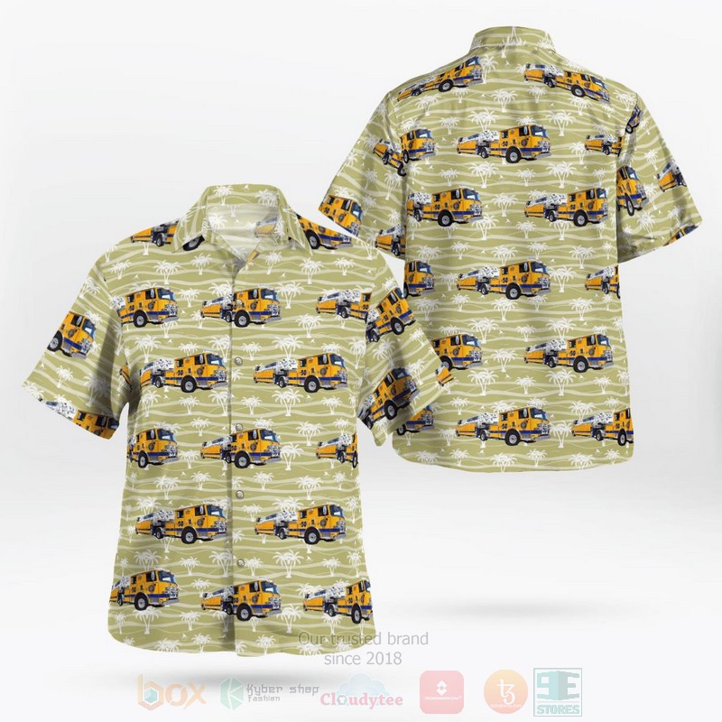 BEST Carson City Fire Department, Nevada 3D Aloha Shirt