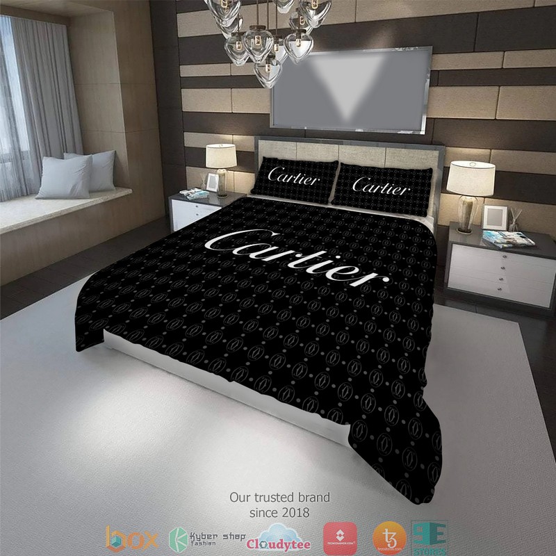 Cartier Black Bedding Set