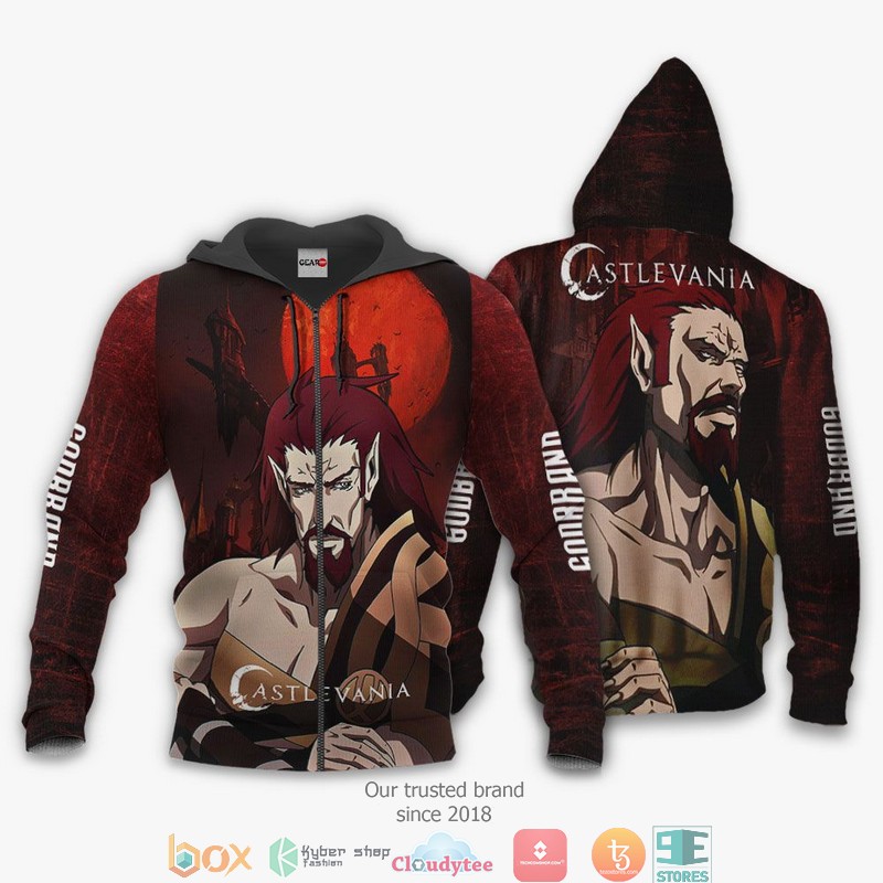Castlevania Godbrand Anime Merch 3d Hoodie Bomber jacket